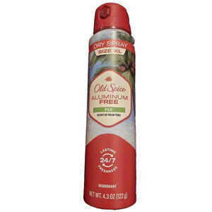 Old Spice Men s Aluminum Free Dry Spray FIJI 4.3 oz XL